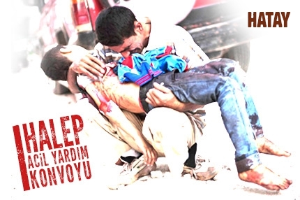 Halep Acil Yardım Konvoyu - Hatay Basın Açıklaması